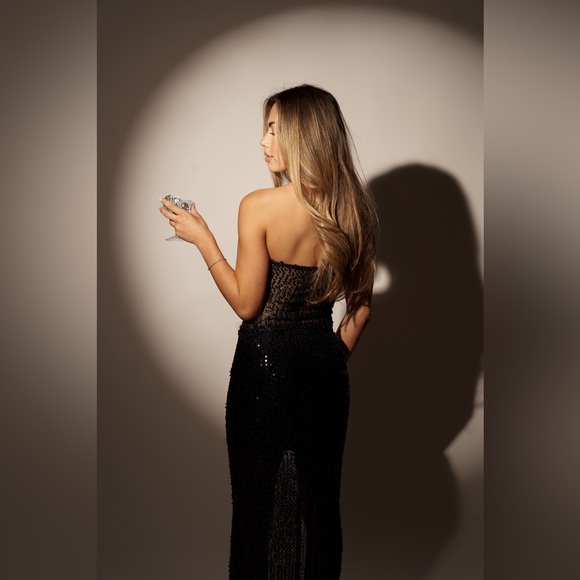 Sequin Full Length Skirt Set - Picture 4 of 8